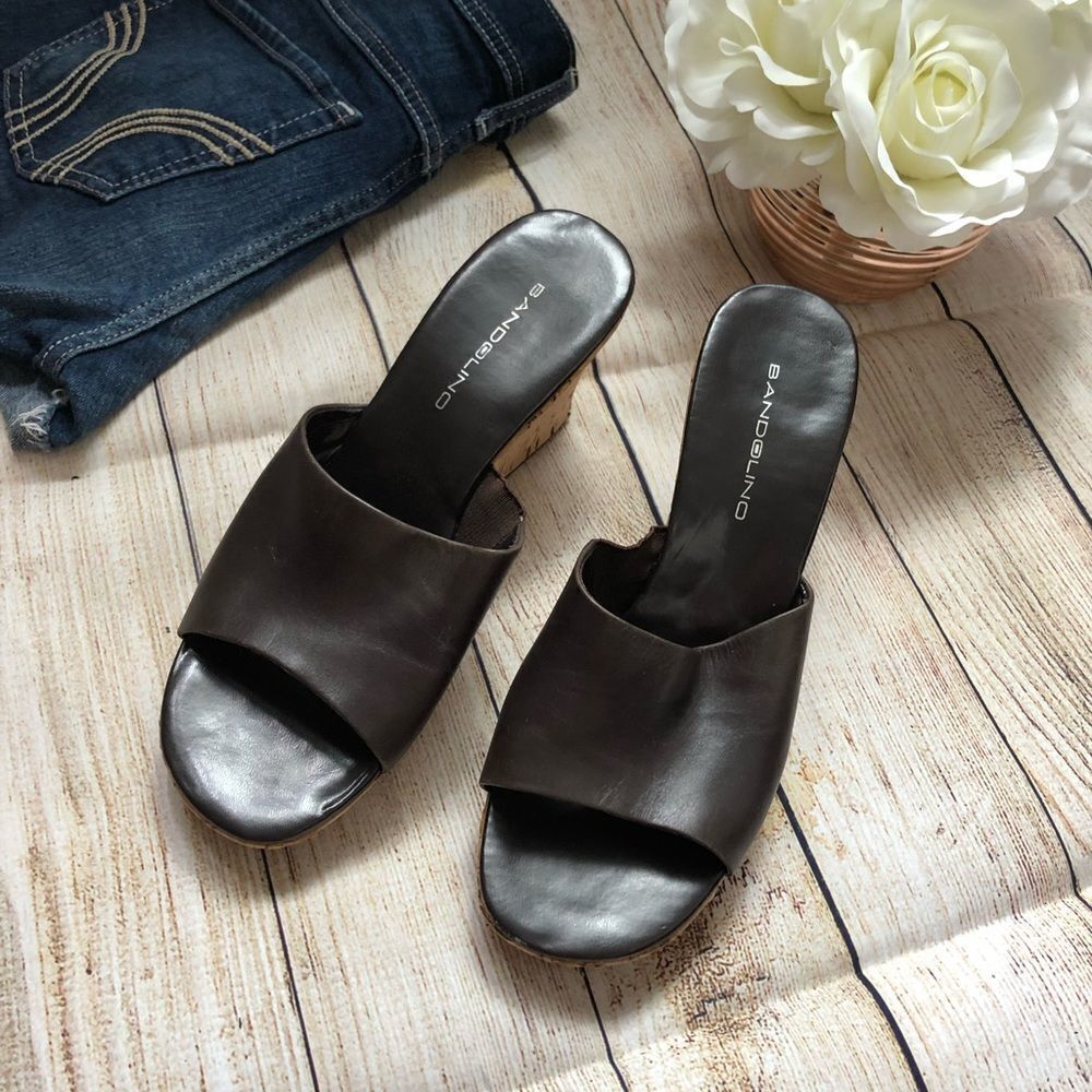 Bandolino Womens Dblamesa Wedge Brown Wedge